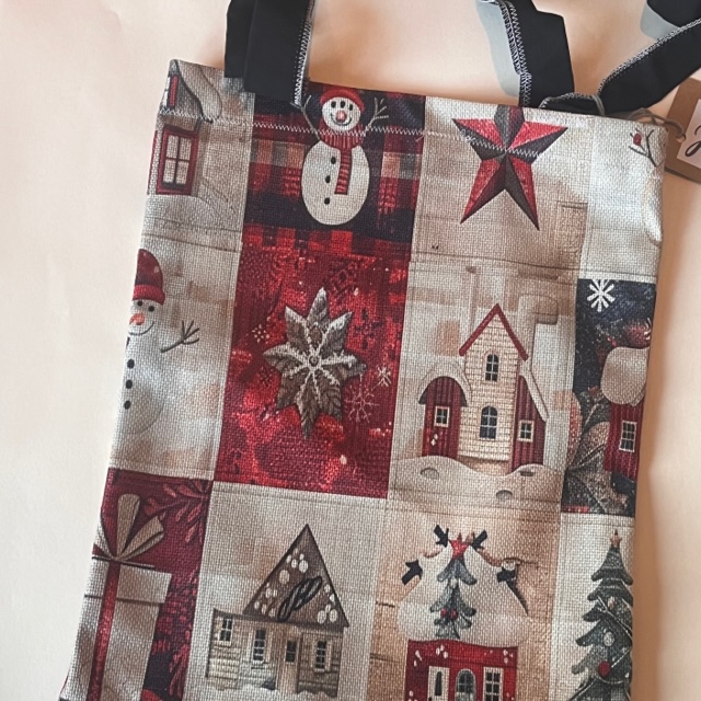 Product: Tote bag 'Kleurrijke kerst'